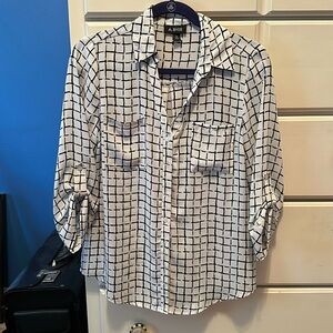 A. Byer Black and White Shirt